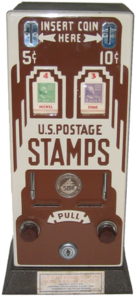 Antique U.S. Postage Stamp Machine Dave s Archive www