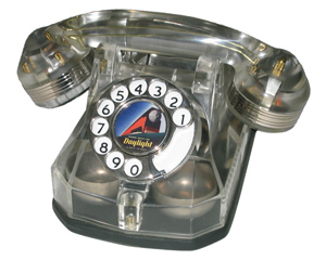 clear ae40 antique telephone reproduction by ray kotke