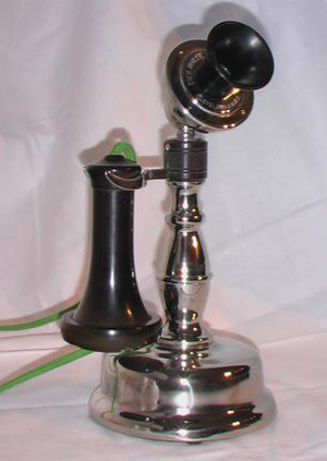 north electric potbelly candlestick telephone