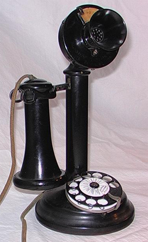 keystone telephone dial candlestick antique telephone